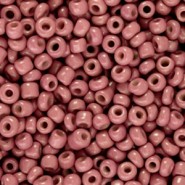 Seed beads 8/0 (3mm) Deep terracotta red